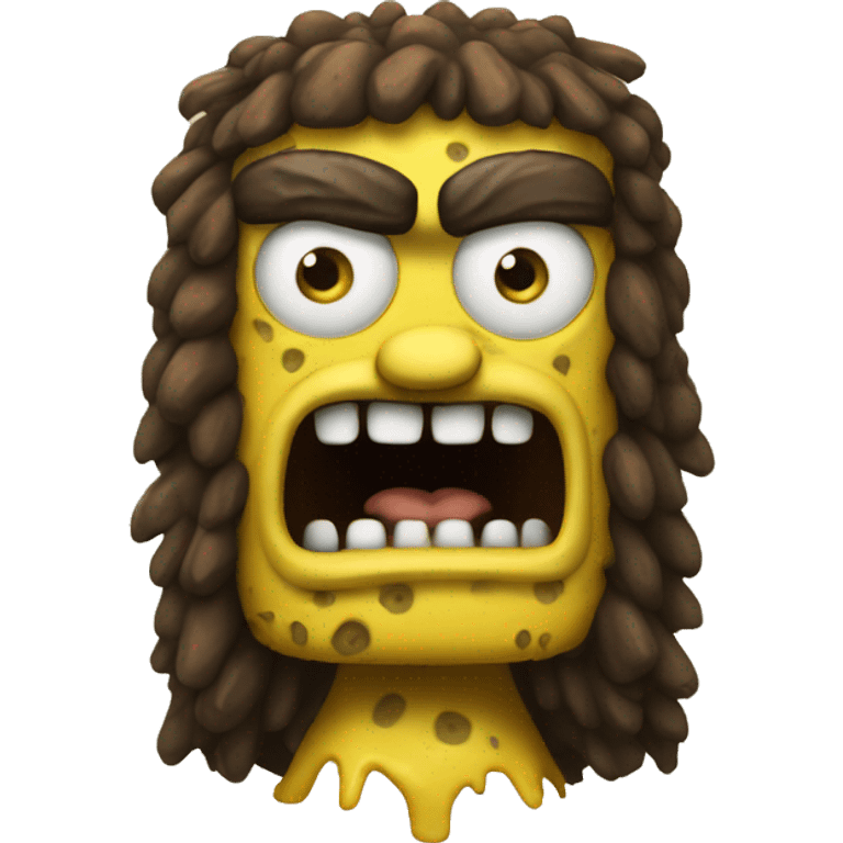 spongebob as caveman emoji