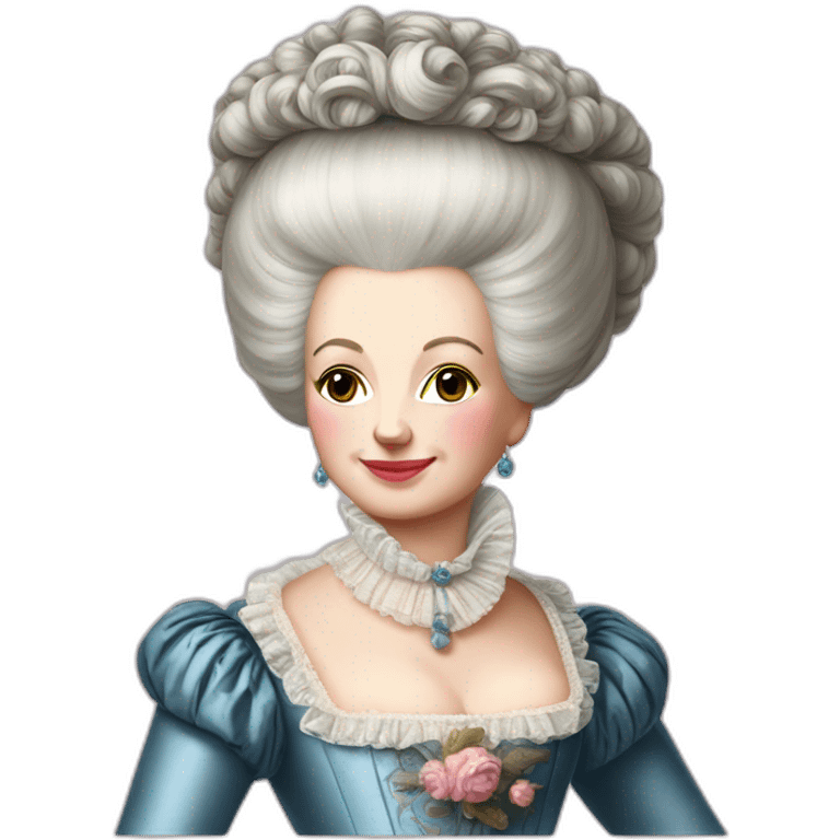 marie antoinette with Louis XVI emoji