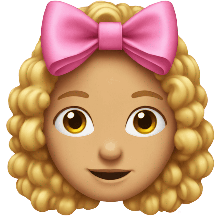 pink bow  emoji