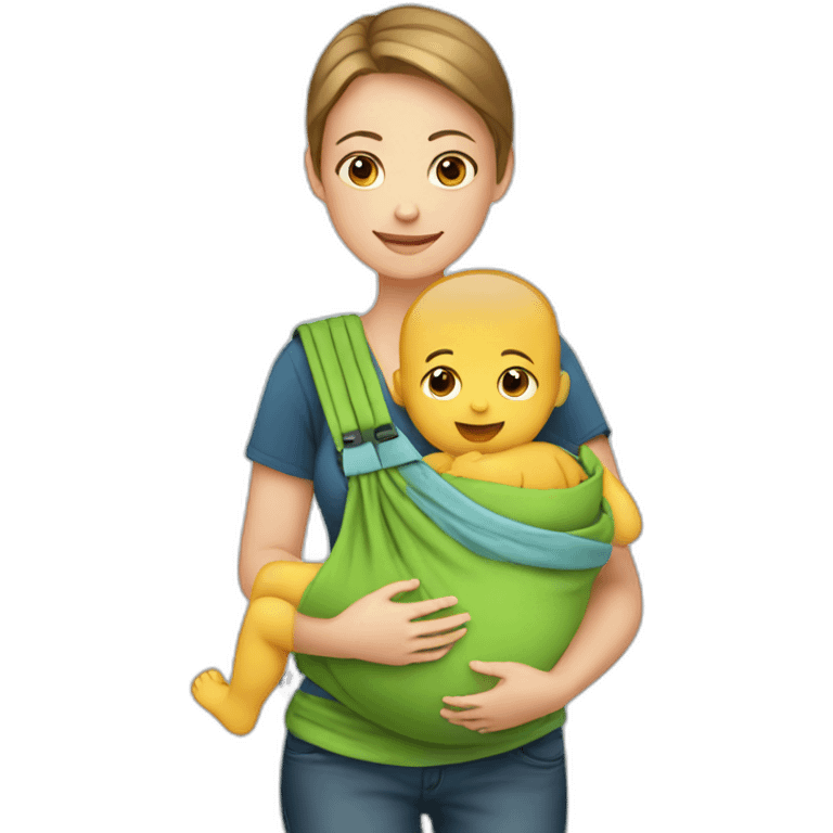 Babywearing emoji