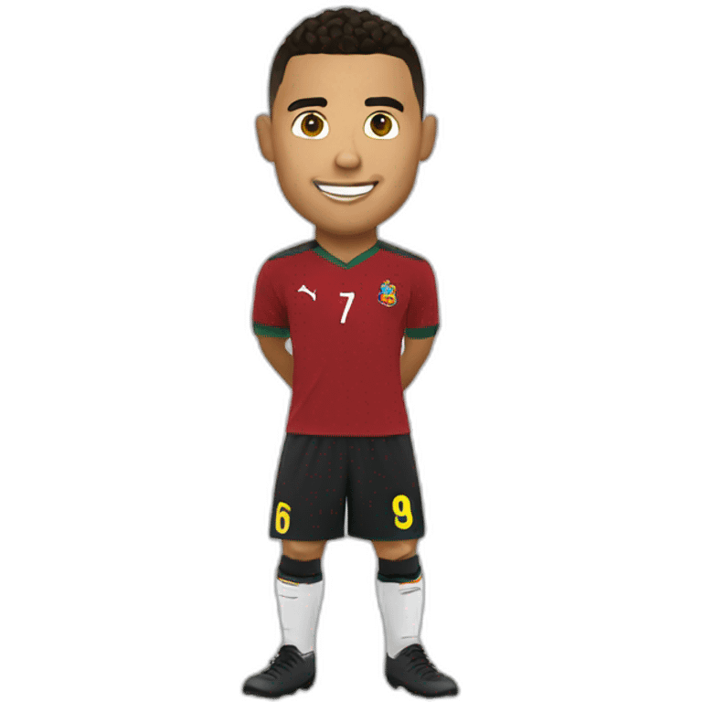 Ronaldo sur mesi emoji