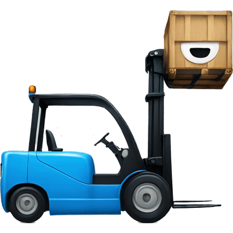 blue Forklift  emoji