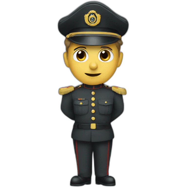 military Chaplin emoji