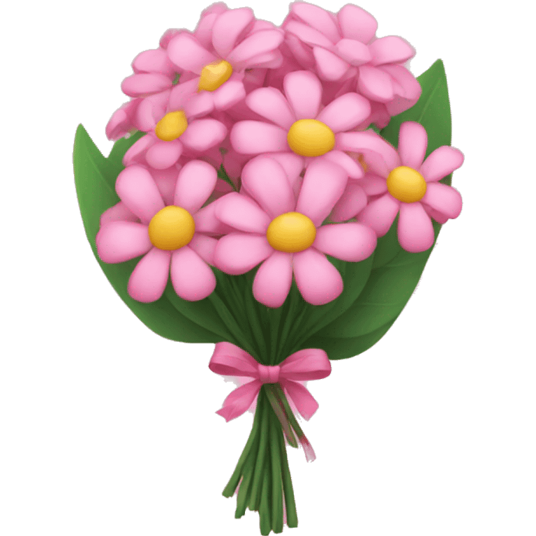 Pink flower bouquet  emoji