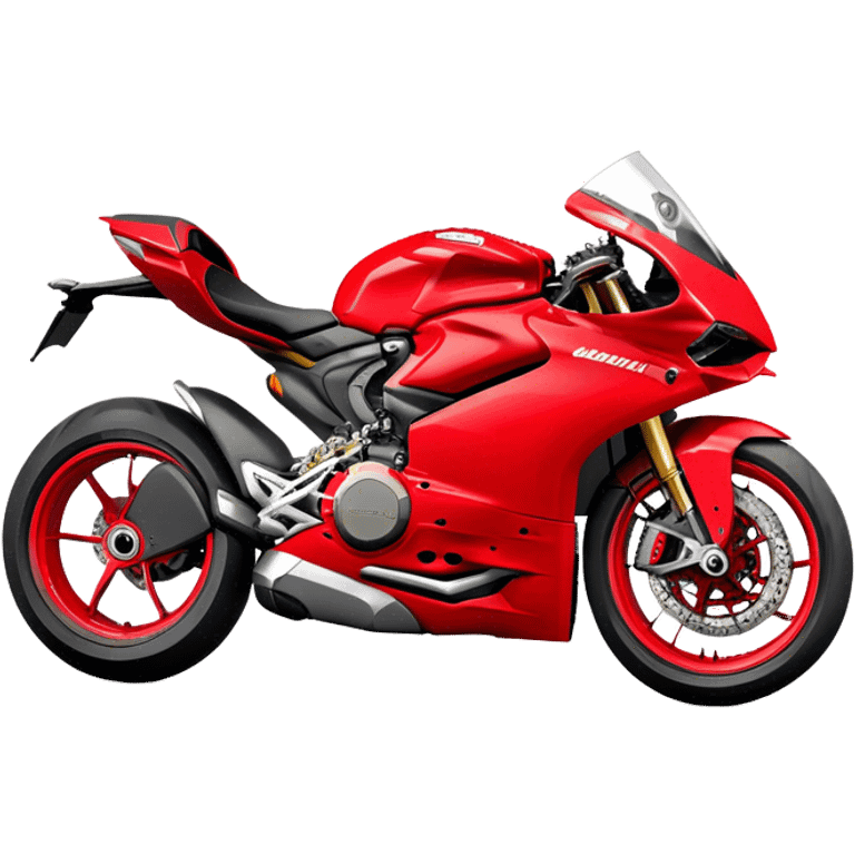 Ducati Panigale (Sportbike) - Ducati Panigale V4 (Model Year: 2022) (Iconic colour: Red) emoji