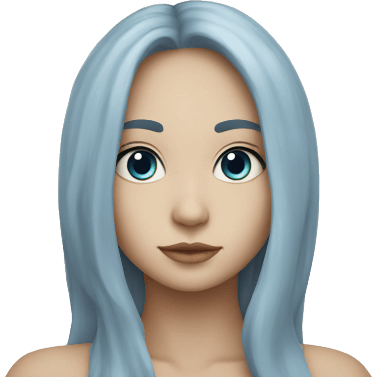 Luna azul emoji