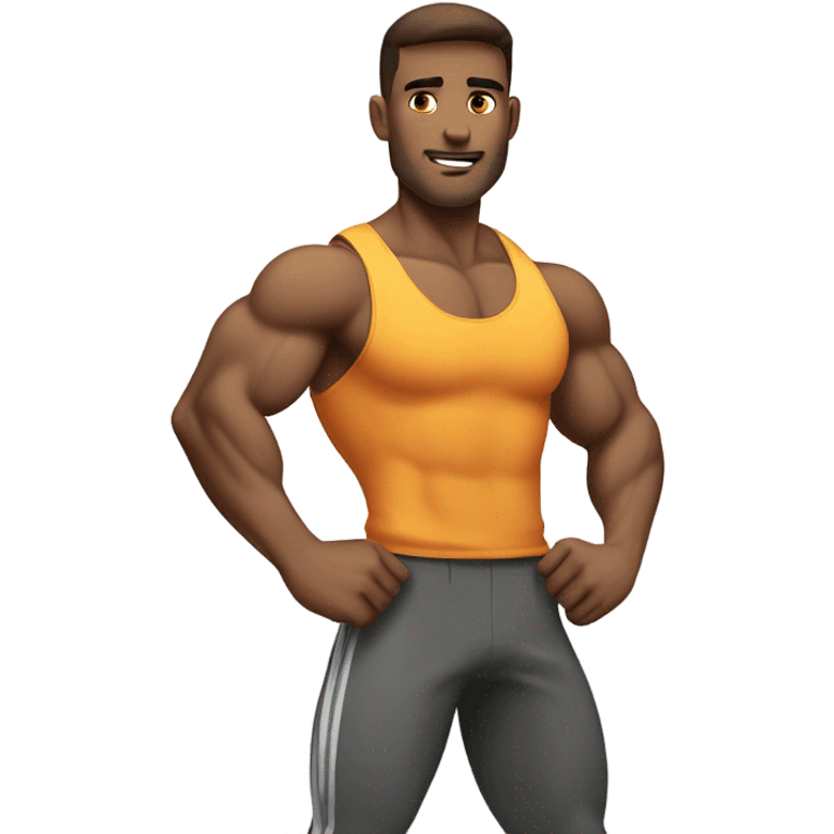 Healthy fit dude emoji