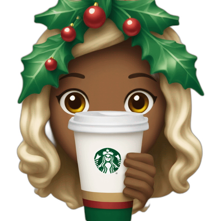 starbucks christmas blend emoji