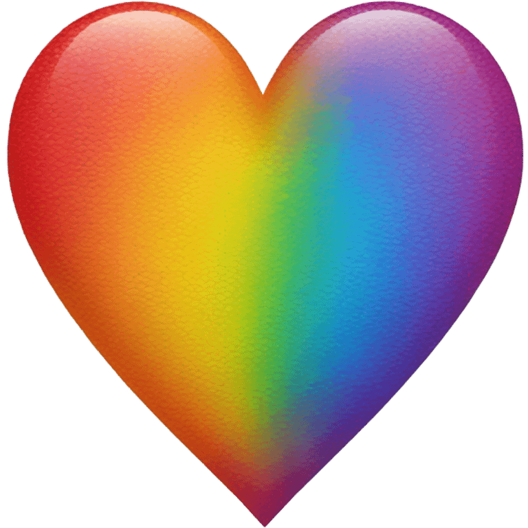 Rainbow heart emoji