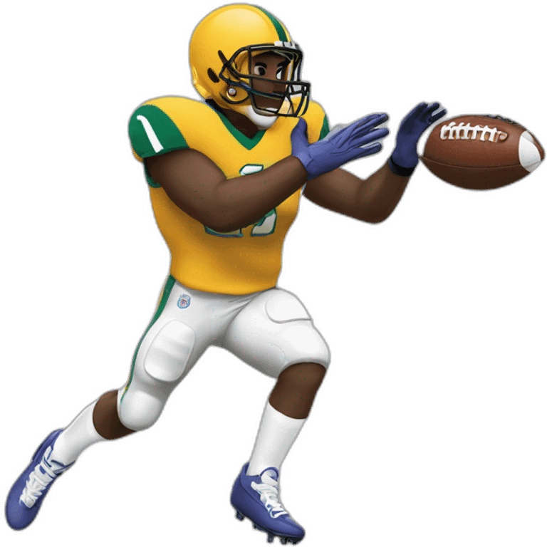 football player shooting the ball emoji