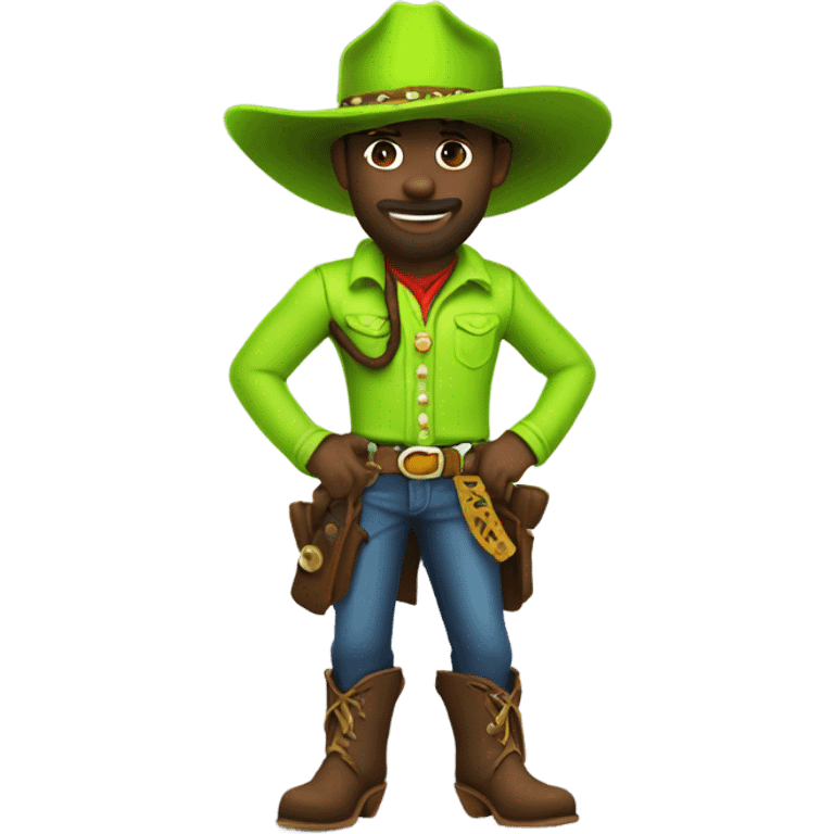 Lime cowboy  emoji