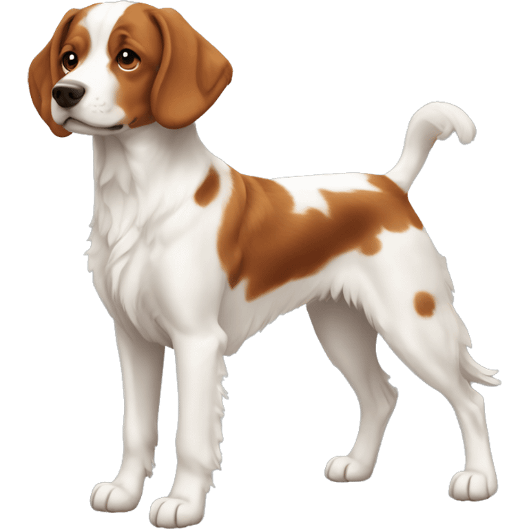 Brittany Dog Breed Full Body emoji