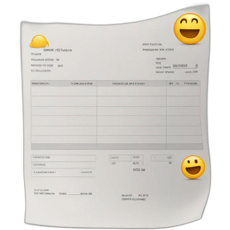 invoice emoji