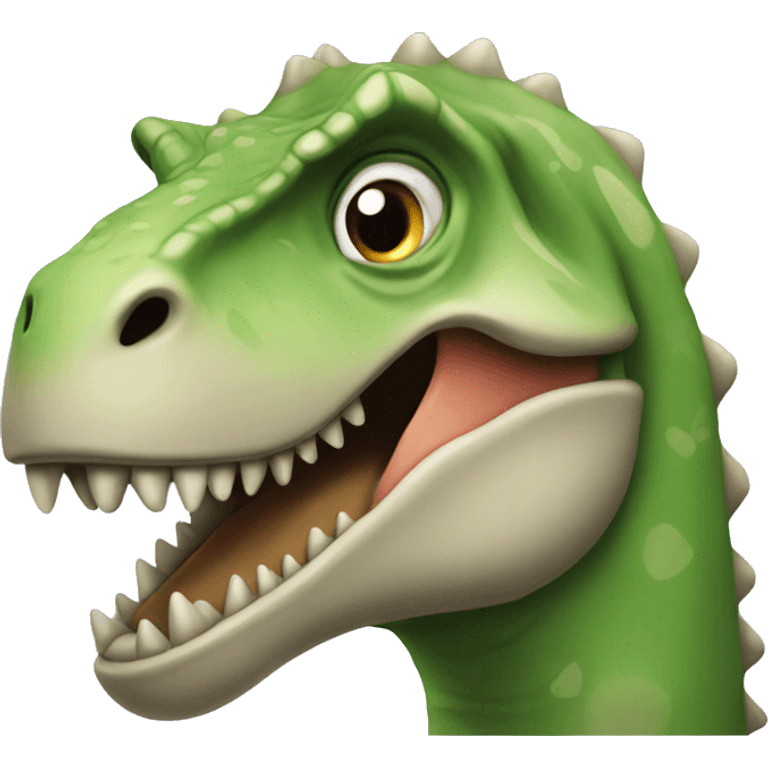 A dinosaur  emoji