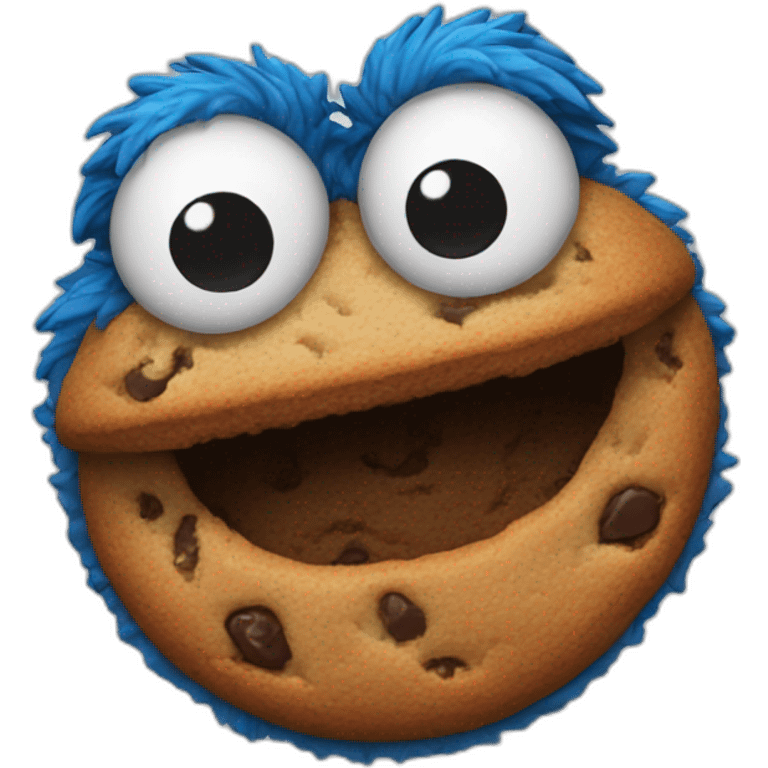 Cookie monster emoji