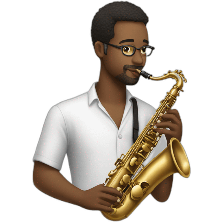 dana colley playing saxophone emoji