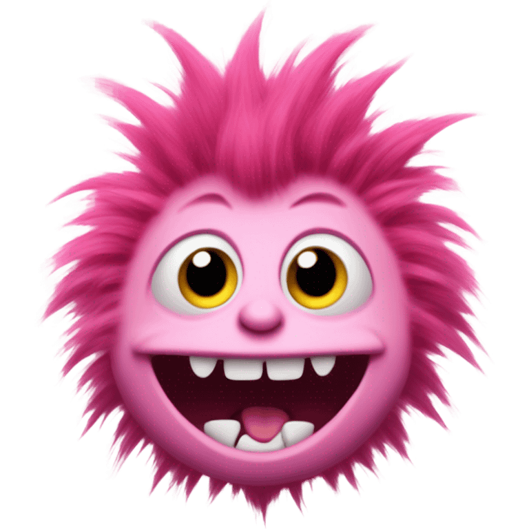 Pink troll emoji