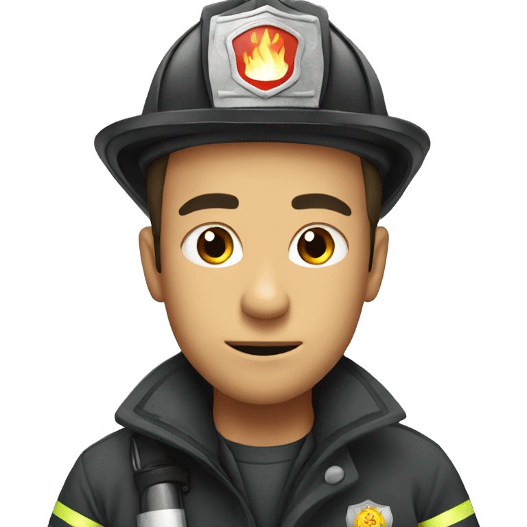 Cold firefighter emoji