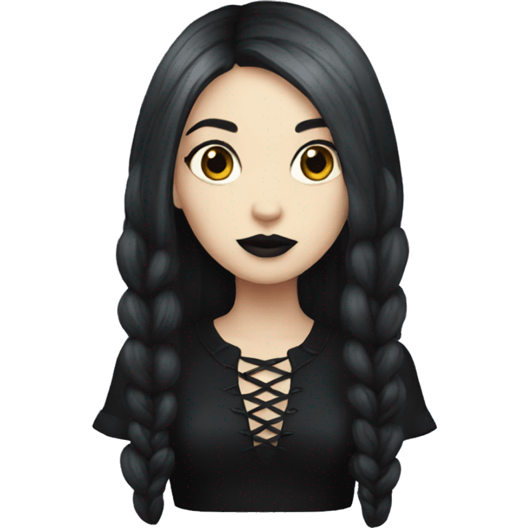 gothic girl emoji