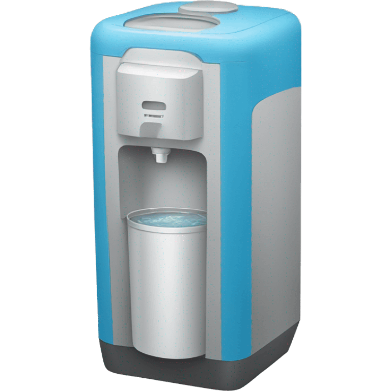 Water cooler simply icon, minimalist, stencil emoji