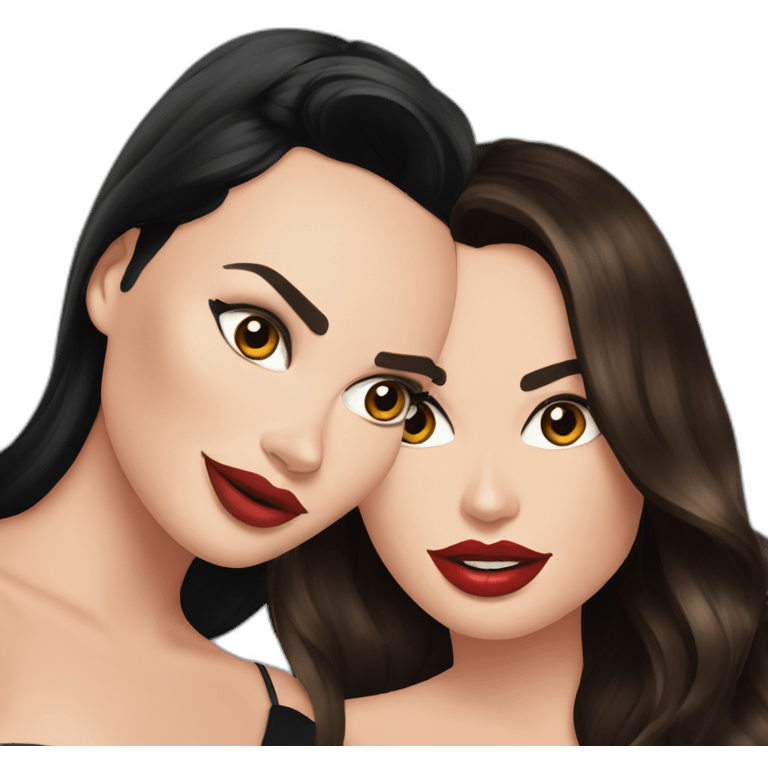 Margot robbie and megan fox brunette emoji