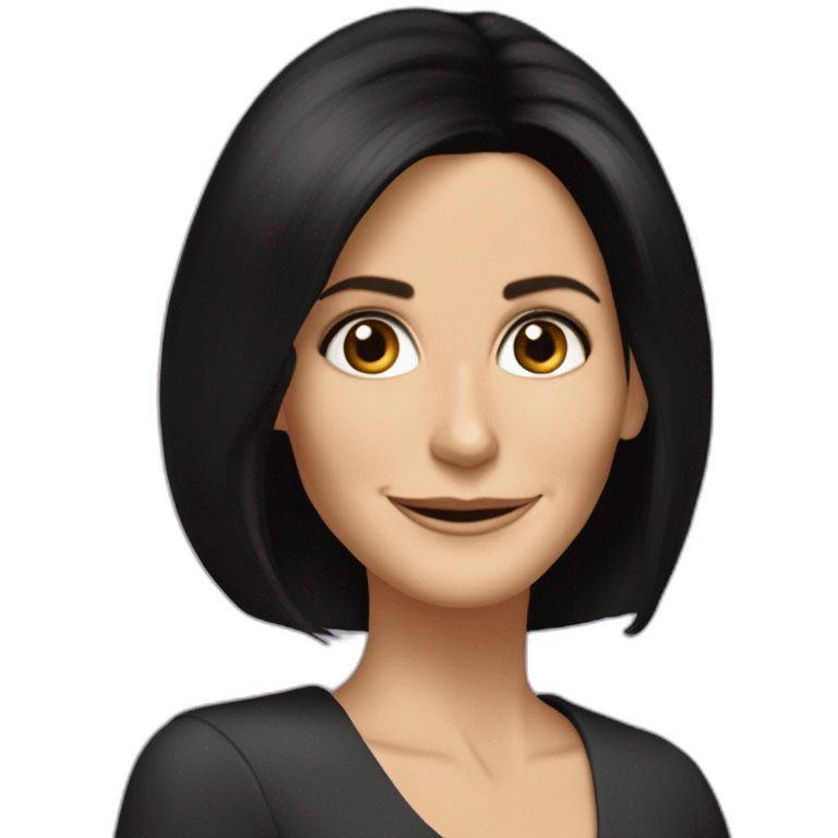 Courteney Cox geller emoji