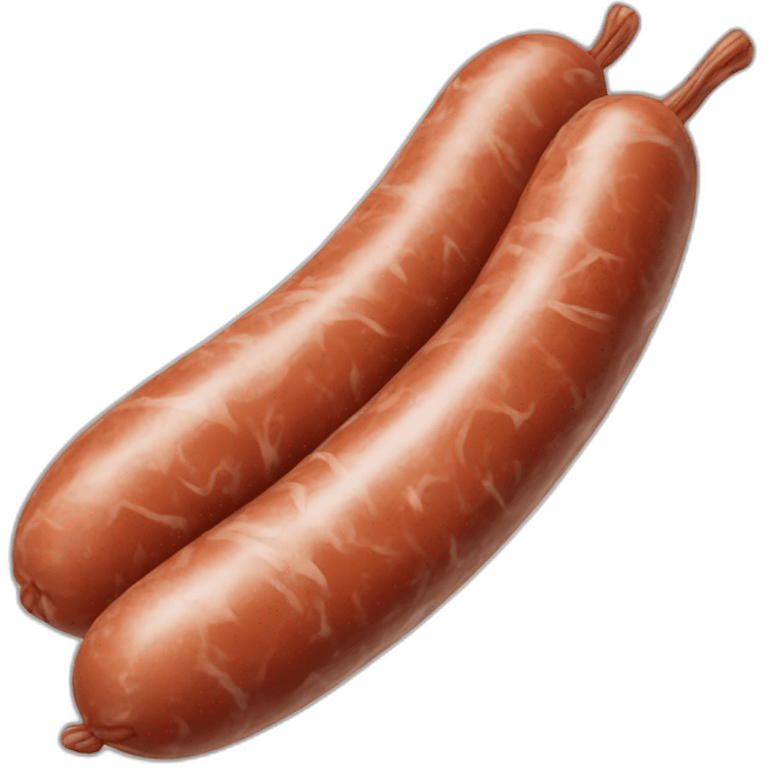 Emoji mangeant du saucisson sec emoji