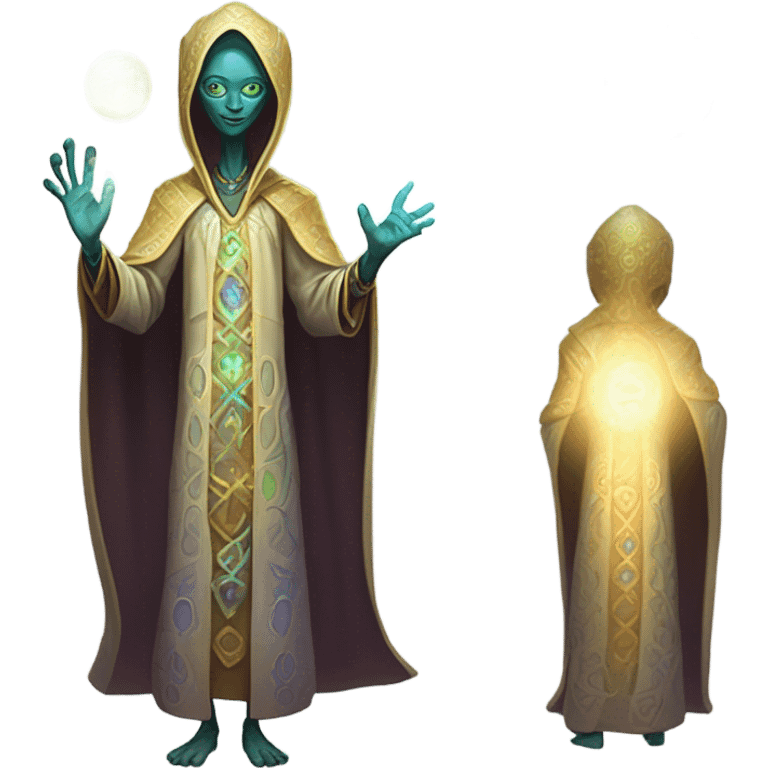 alien healer Wraith style inspired by slay thee spire emoji