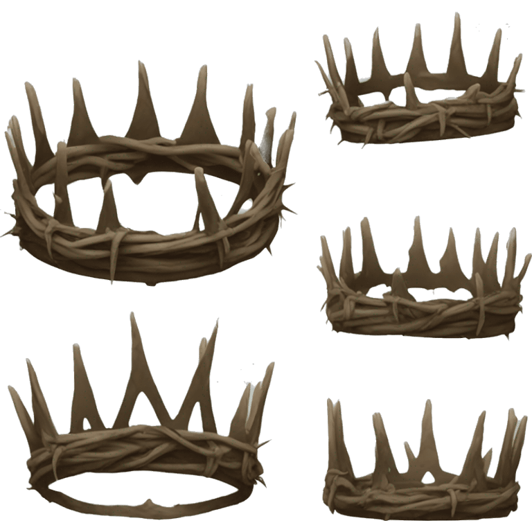 crown of thorns emoji