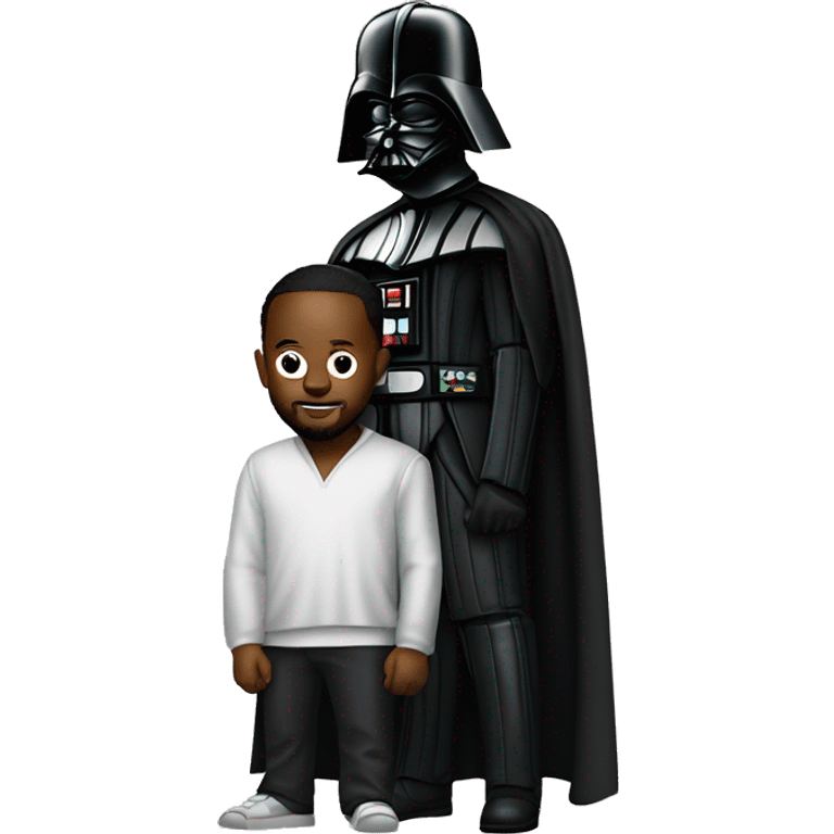 Kendrick Lamar with Darth Vader emoji