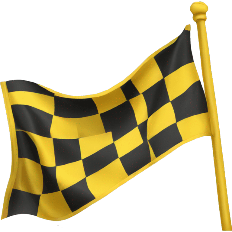 yellow race flag emoji