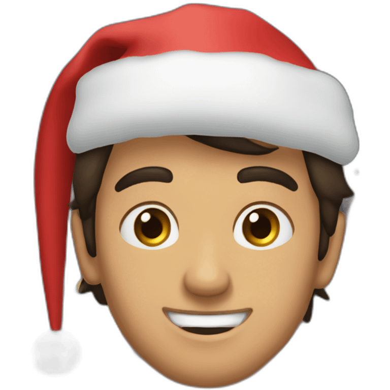 abel caballero with the christmas ligths emoji