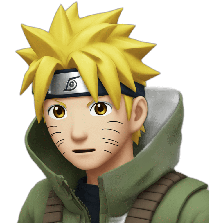 Naruto qui fait un câlin a sqkurq emoji