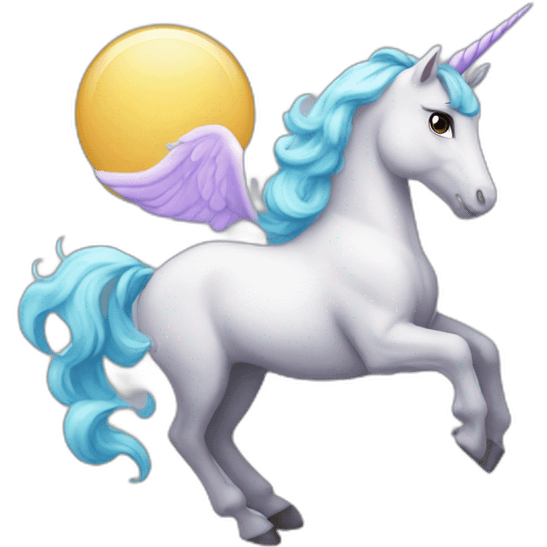 Merde sur licorne emoji