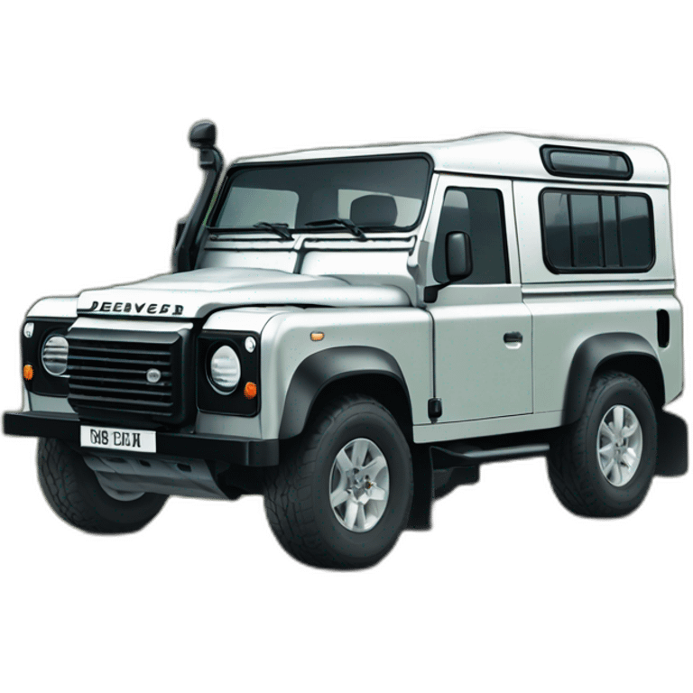 Cartoon Land Rover defender emoji