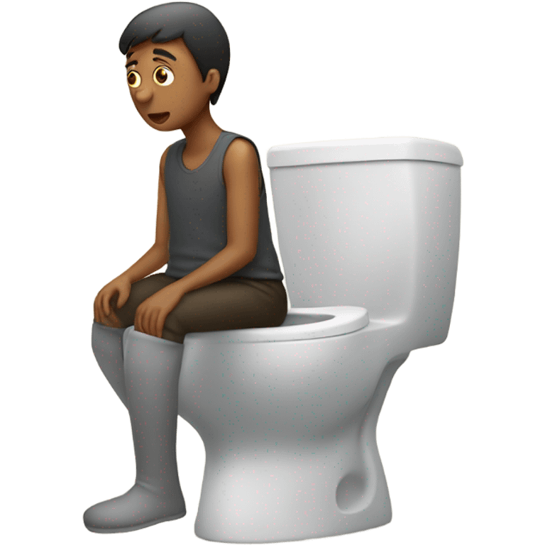 person on the toilet emoji