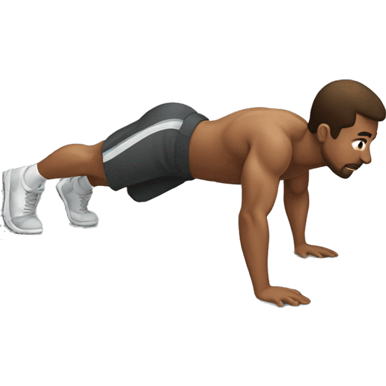 a guy do push up emoji