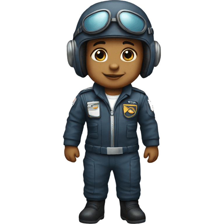 pilot baby, full body emoji