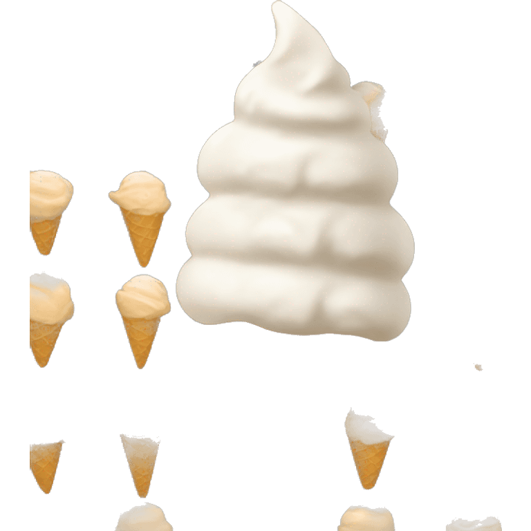 ice cream cone cornetto style emoji