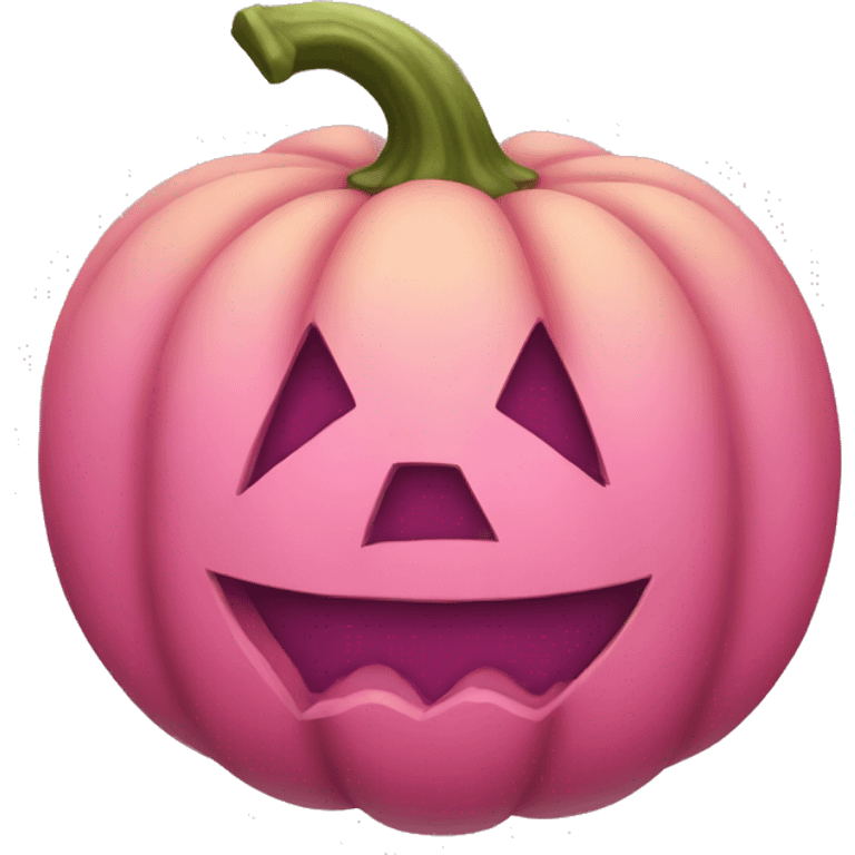 Pink pumpkin  emoji