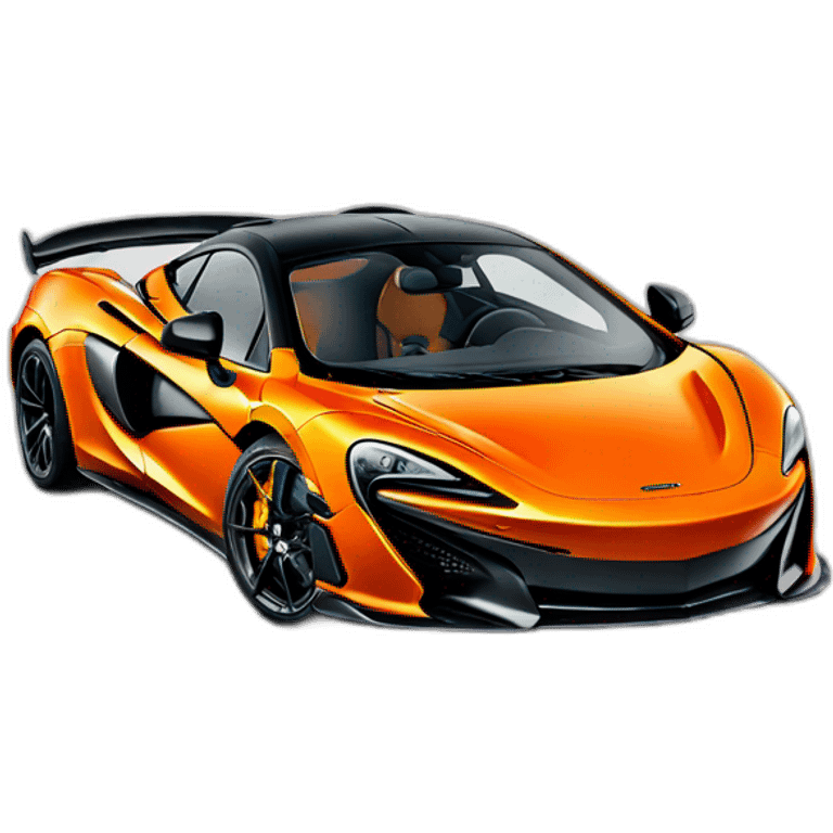 Orange mclaren 650 lt emoji