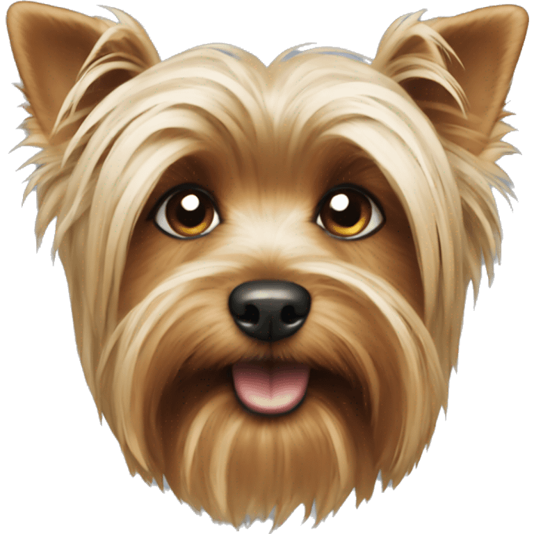 The Yorkshire Terrier dog emoji