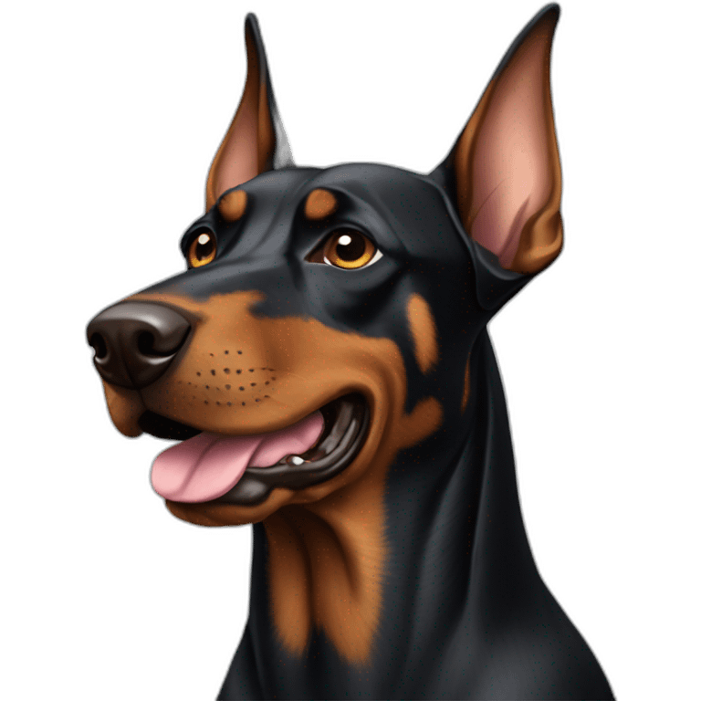 doberman more hairy emoji