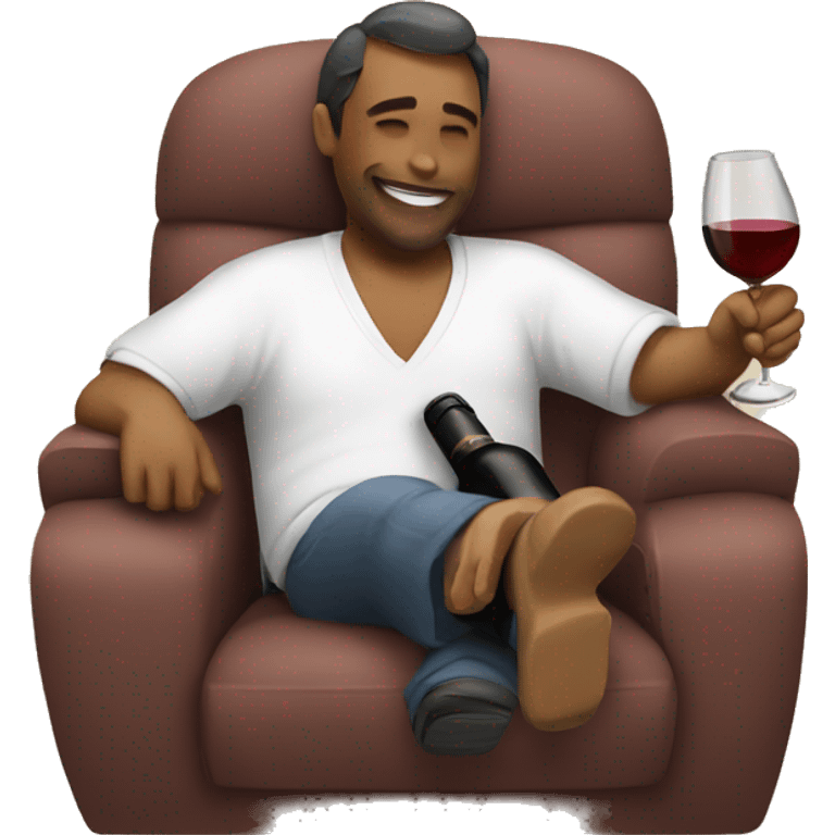 relax and wine emoji