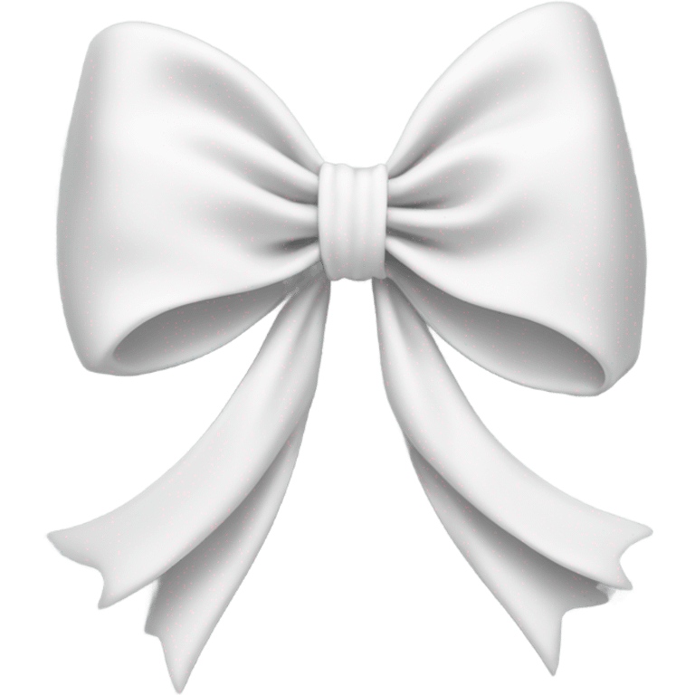 White bow emoji