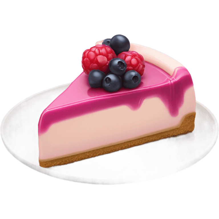 Cheesecake pink emoji