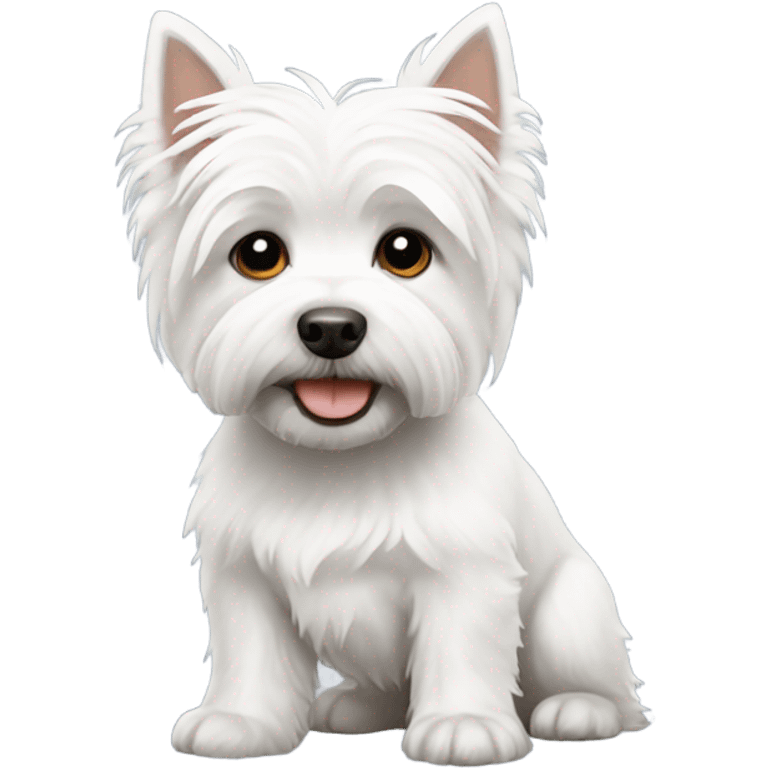 white west highland terrier small dog emoji