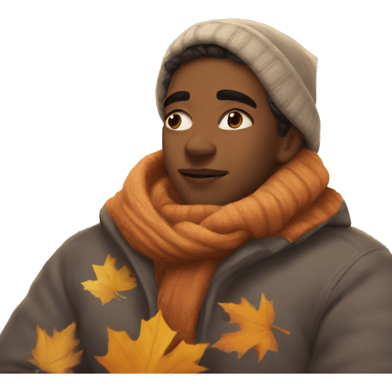 Cozy autumn day  emoji