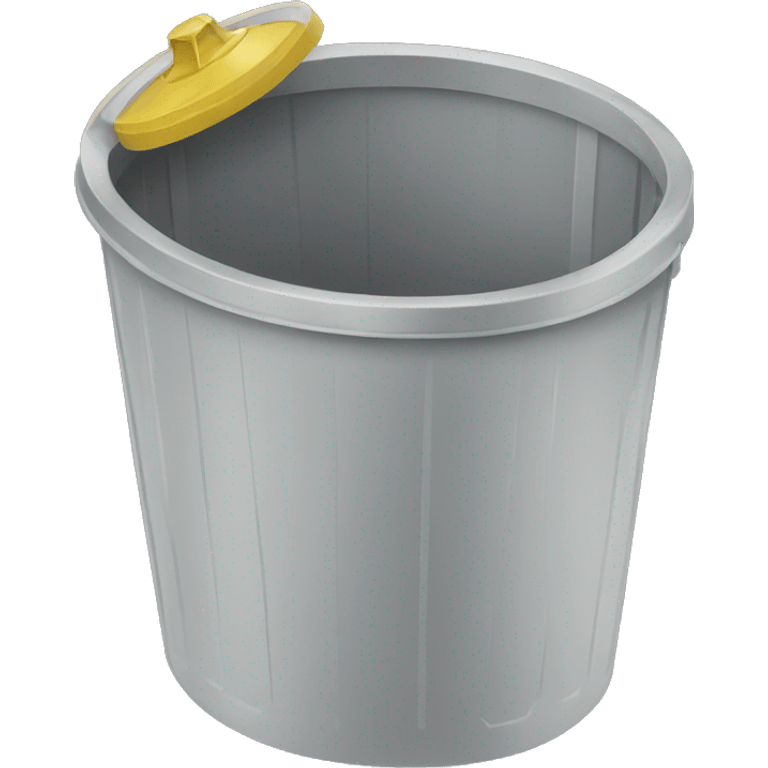 trash can with bell emoji