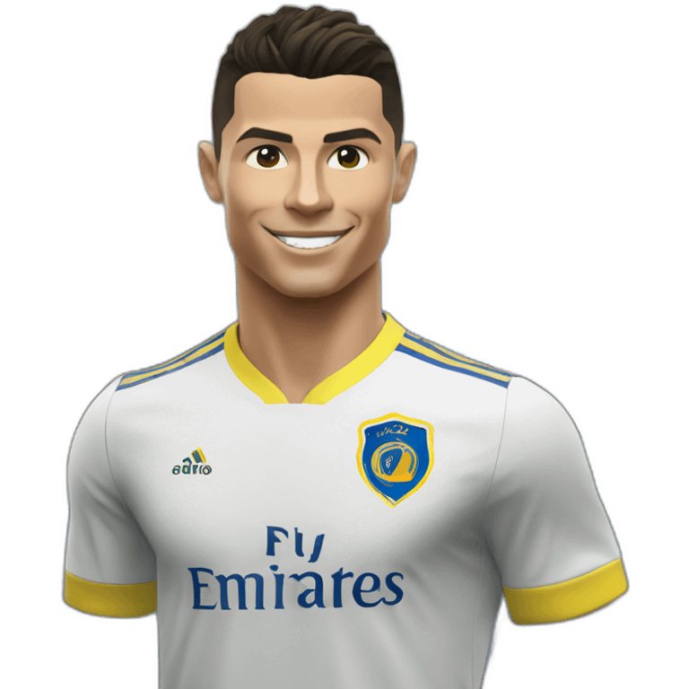 cristiano ronaldo in al-nassr shirt emoji